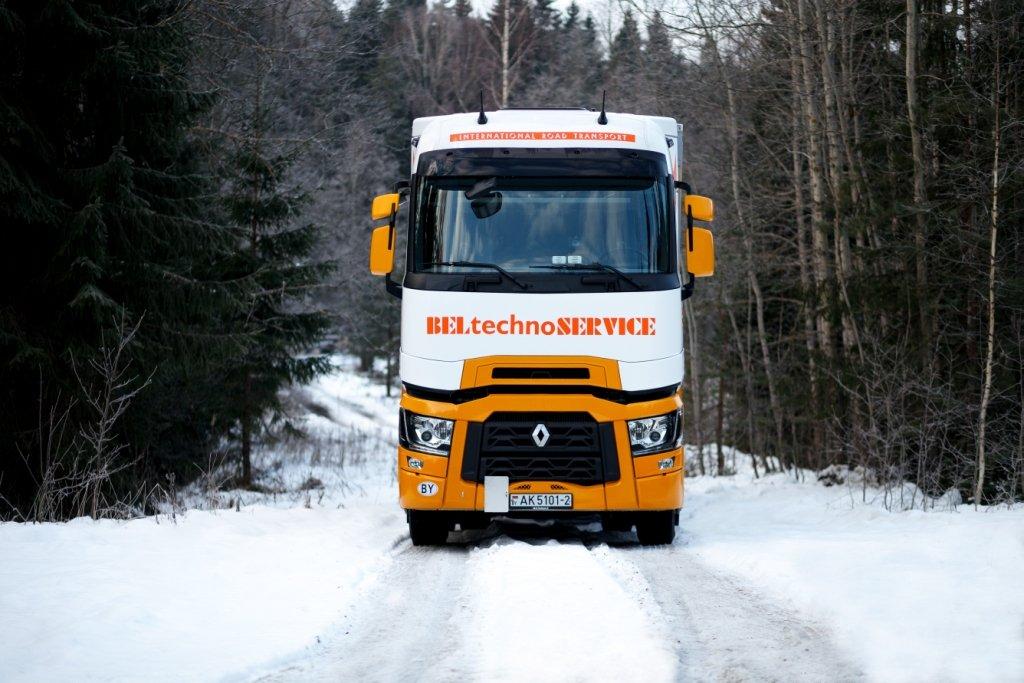 Автопарк транспортной компании Белтехносервис